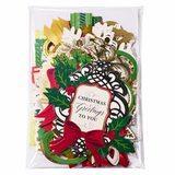 Anna Griffin Christmas Collage Card Toppers 2: 100Pkg