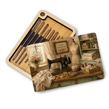 Magnetic Needle Minder Storage Case - Vintage Sewing Room