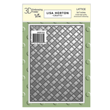 Lisa Horton Crafts Lattice 3D Embossing Folder