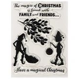 Crafter's Companion Magical Christmas Acrylic Stamp Set