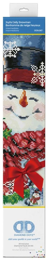 Diamond Dotz Joyful Jolly Snowman Diamond Art Kit