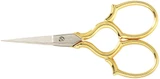 Gingher Gold-Handled Epaulette Embroidery Scissors 3.5"