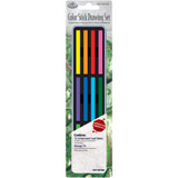 Color Stick Drawing Set W/Tin