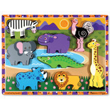 Melissa & Doug Fresh Start Chunky Puzzle - Safari