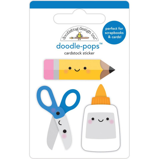 Doodlebug Doodle-Pops Cut & Paste 3D Stickers