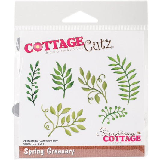 CottageCutz Die - Spring Greenery