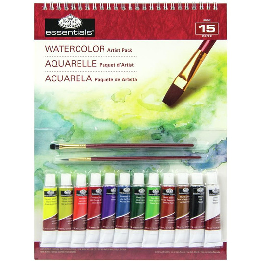 essentials™ Artist Pack - Watercolor 15/Pkg