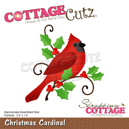 CottageCutz Dies - Christmas Cardinal