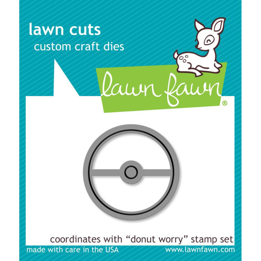 Lawn Cuts Custom Craft Dies - Donut Worry