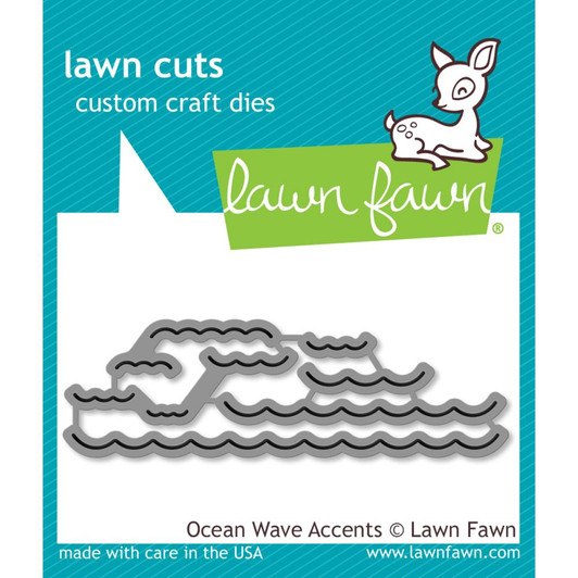 Lawn Cuts Custom Craft Dies - Ocean Wave Accents