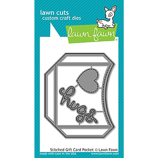 Lawn Cuts Custom Craft Dies - Stitched Gift Card Pocket