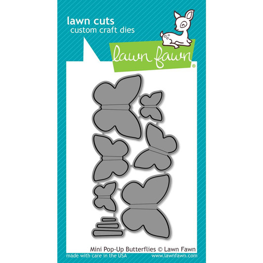 Lawn Cuts Custom Craft Dies - Mini Pop-Up Butterflies