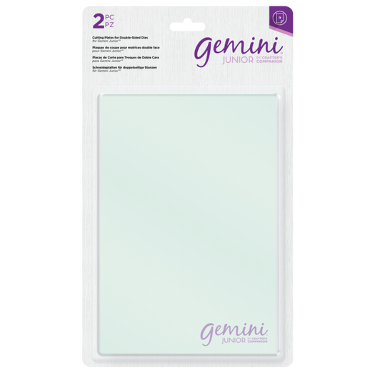 Crafter's Companion Gemini Junior Double-Sided Dies Cutting Plates 2/Pkg