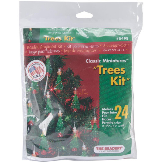 Beadery Mini Trees Beaded Ornament Kit