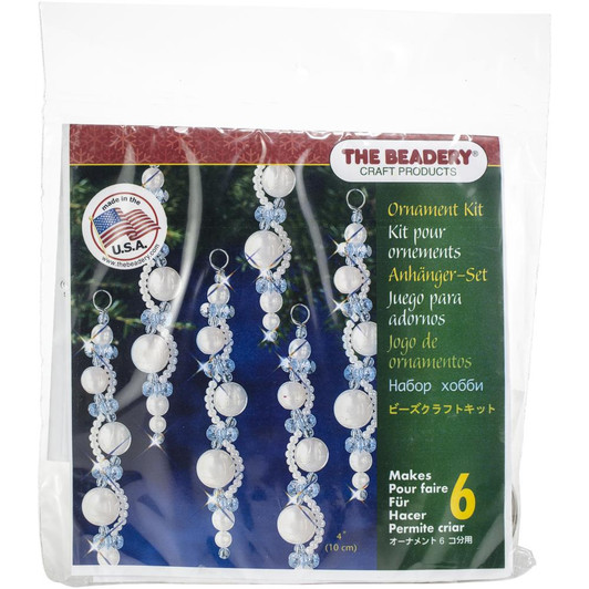 Beadery Pearl Icicles Beaded Ornament Kit