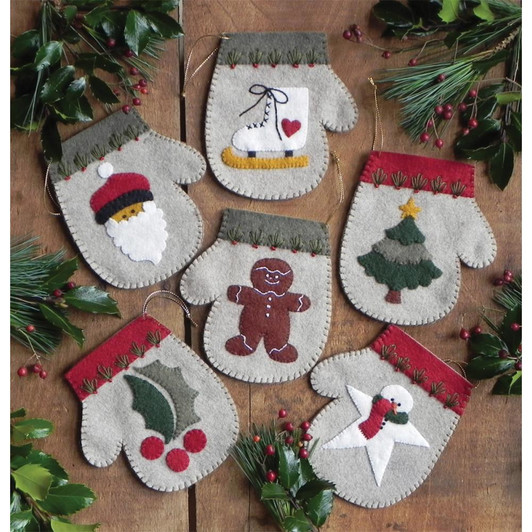 Rachel's of Greenfield Felt Ornament Kit - Christmas Critters