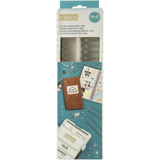 We R Memory Keepers Cinch Wires - Silver 1" 4/Pkg