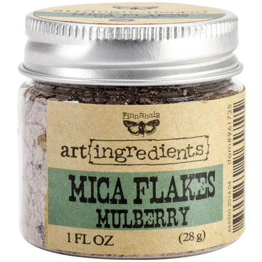 Prima Marketing Finnabair Art Ingredients Mica Flakes 1oz - Mulberry