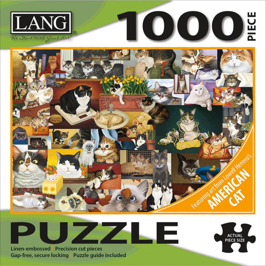 Lang Jigsaw Puzzle 1000 Pc. - American Cat