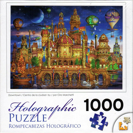 Cra-Z-Art 1000 Pc. Holographic Jigsaw Puzzle - Downtown