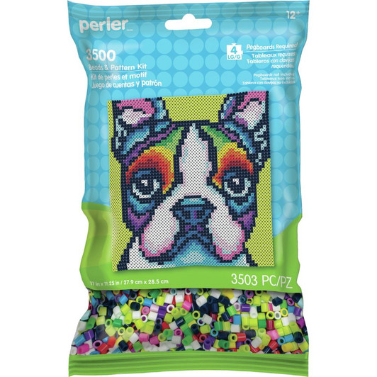 Perler Rainbow Terrier Pattern Bag Kit