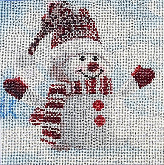 Leisure Arts Diamond Art Holiday Edition Kit - Holiday Snowman