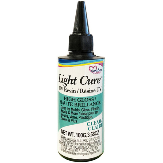 Signature Crafts Light Cure Resin Clear UV Resin 3.68oz