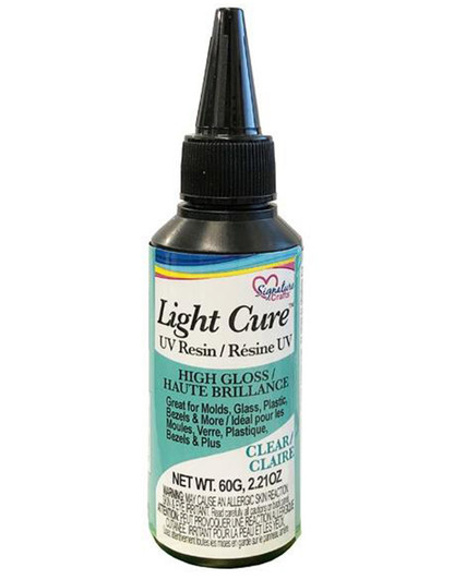 Signature Crafts Light Cure Resin Clear UV Resin 2.21oz.