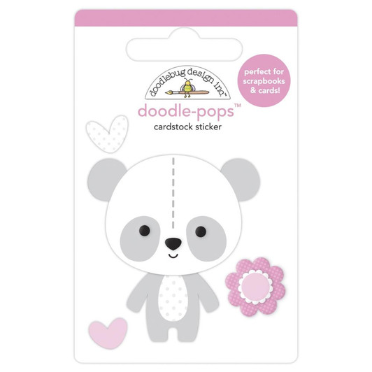 Doodlebug Doodle-Pops Beary Cute Bear 3D Stickers
