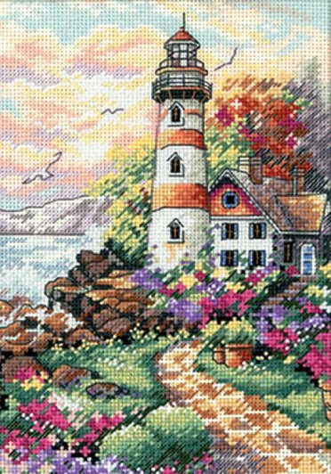 Gold Collection Petite Counted Cross Stitch Kit - Beacon At Daybreak