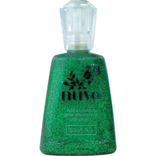 Nuvo Seasonal Pine Glitter Accents 1.7oz
