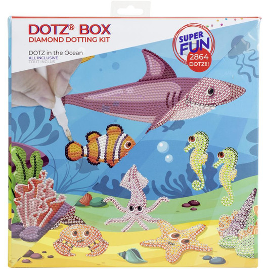 Diamond Dotz Box In The Ocean Diamond Facet Art Kit