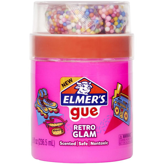 Elmer's Gue Retro Glam Premade Slime W/Mix-ins