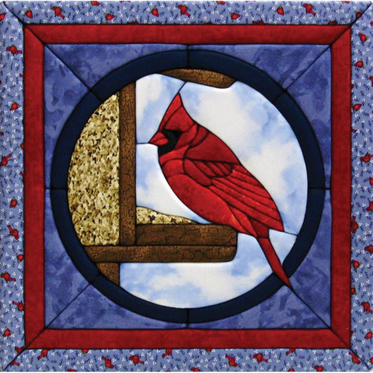 Quilt Magic Cardinal No Sew Wall Hanging Kit