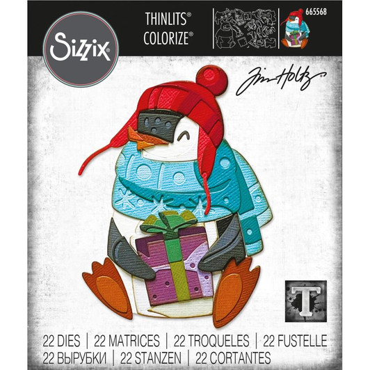 Sizzix Thinlits Eugene Colorize Dies By Tim Holtz