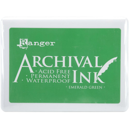 Ranger Emerald Green Archival Ink Jumbo Ink Pad