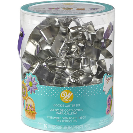 Wilton Cookie Cutters Tub 18pcs - Easter