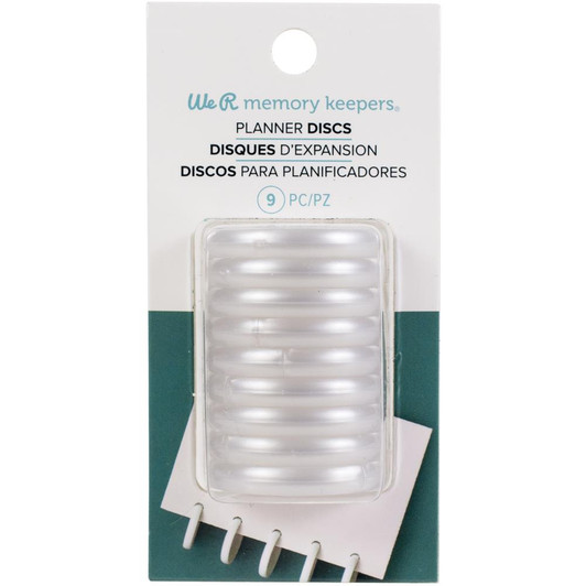 We R Memory Keepers Planner Discs 9/Pkg - White