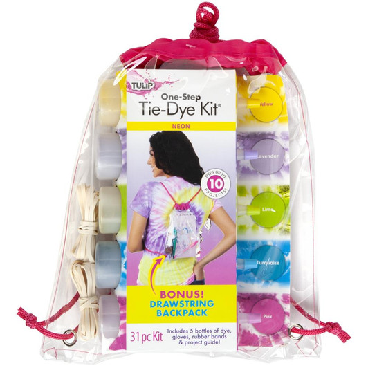 Tulip One-Step Tie-Dye Backpack Kit ~ Neon