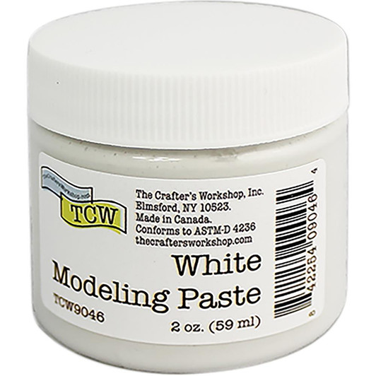 The Crafters Workshop - Light & Fluffy Modeling Paste, 8 oz