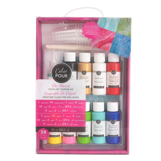 American Crafts Color Pour Pre-Mixed Paint Kit | Kit 2