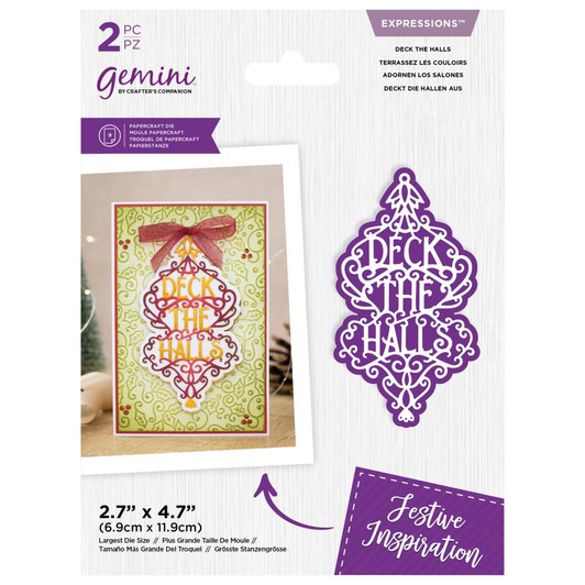 Crafter's Companion Gemini Expressions Die | Deck The Halls