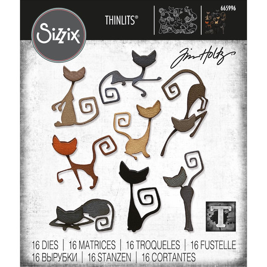 Sizzix Thinlits Dies By Tim Holtz 16/Pkg | Mischievous