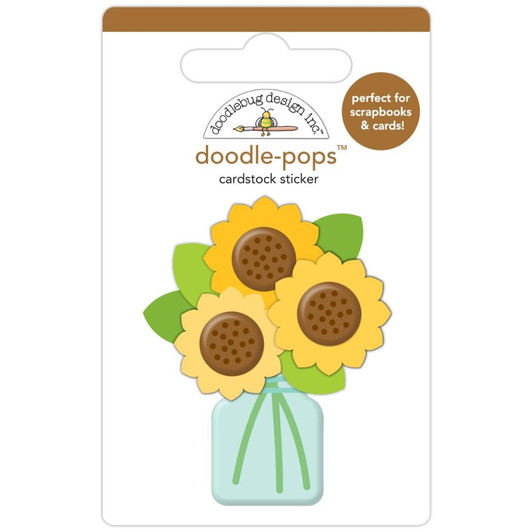 Doodlebug Doodle-Pops 3D Stickers | Bit of Sunshine