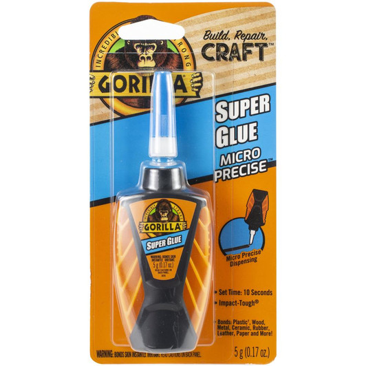 Gorilla Micro Precise Super Glue 5.5g (0.17oz)