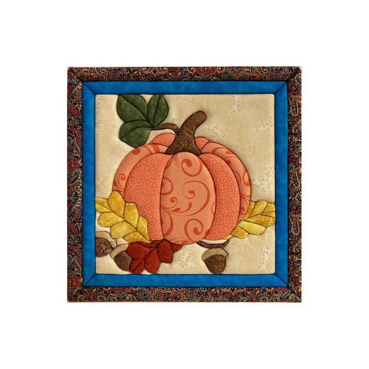 Quilt-Magic No Sew Wall Hanging Kit | Fall Pumpkin