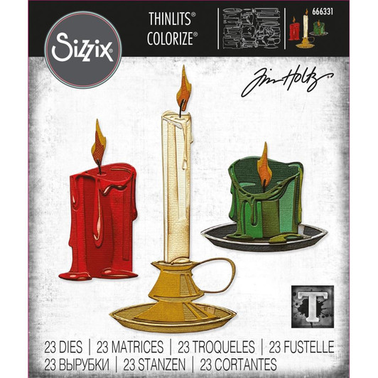Sizzix Thinlits Colorize Dies By Tim Holtz 23/Pkg | Candleshop