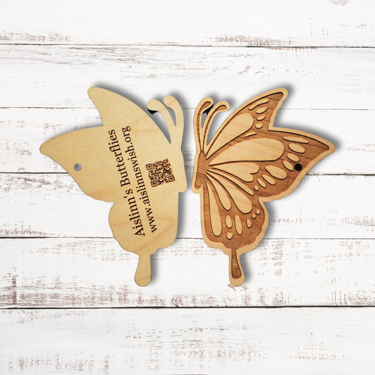 Aislinn's Butterflies Laser Engrave Butterfly Aislinn's Butterflies Laser Engrave Butterfly