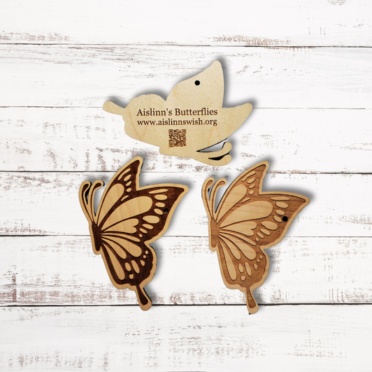 Aislinn's Butterflies Laser Engrave Butterfly Aislinn's Butterflies Laser Engrave Butterfly