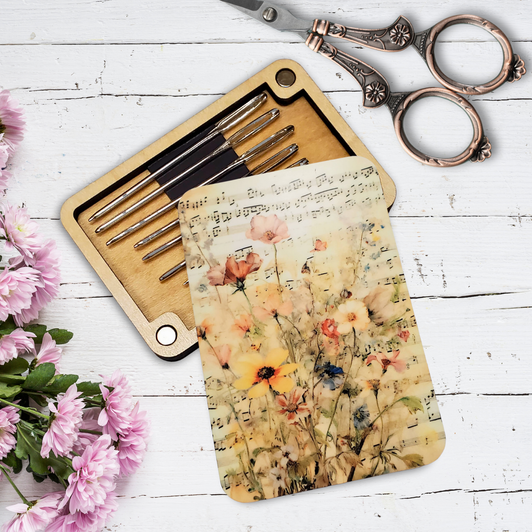 Needle Minder Storage Case - Wildflower Sheet Music